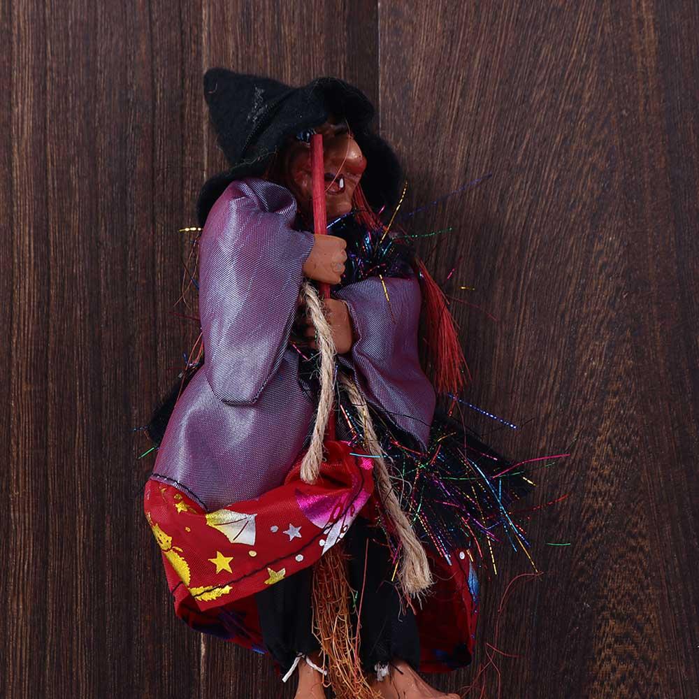 Garden Lawn Horror Party Halloween Witch Ornament Figurine Decoration Pendant