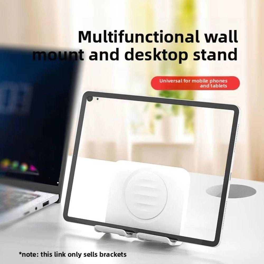 Adhesive Tablet Wall Mount Plastic Desktop Bracket Gifts Phone Tablet Stand Office