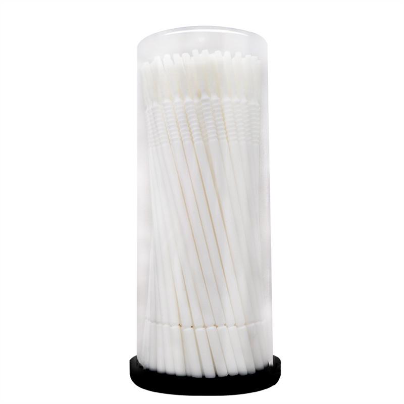 100Pcs Disposable Micro Brush Applicator Microswabs For Eyelash Extension Removing Tools, Mini Cotton Swab Brushes For Makeup