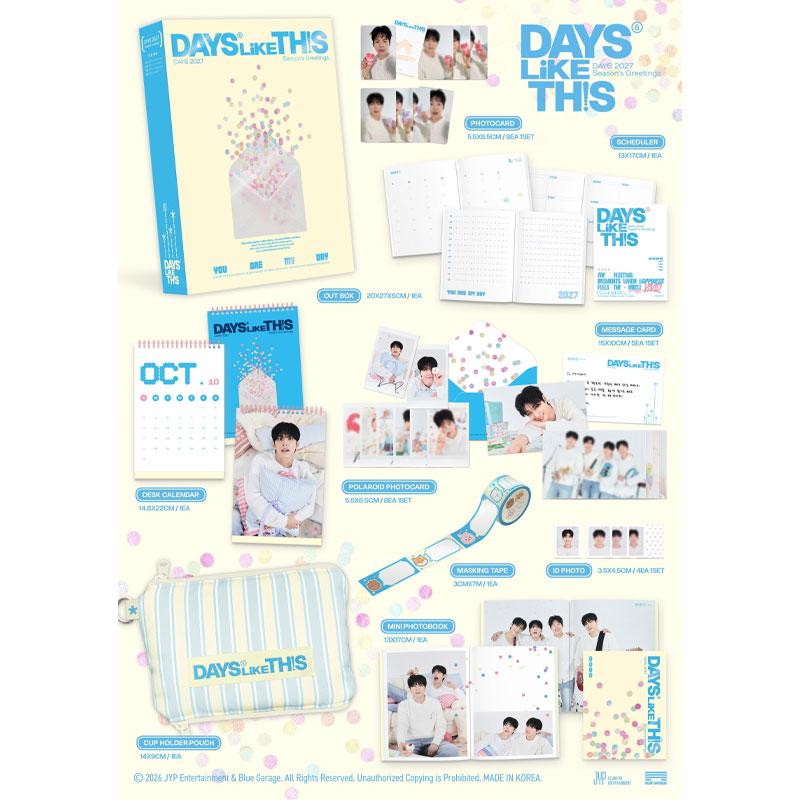 [Pre-order] DAY6 2027 Season’s Greetings [DAYS LIKE THIS] (Online Benefit)