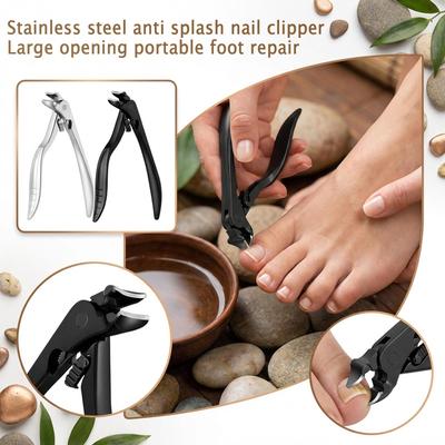 Stainless Steel -proof Nail Clippers Large Opening Portable Pedicure