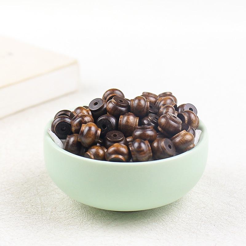 Black Rosewood 108 Prayer Beads - Decorative Wooden Beads for DIY Bracelets & Necklaces