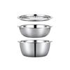 3 In 1 Multifunctional Steel Basin With Grater Washing Bowl Grater Strainer Slicer Ve L3K3