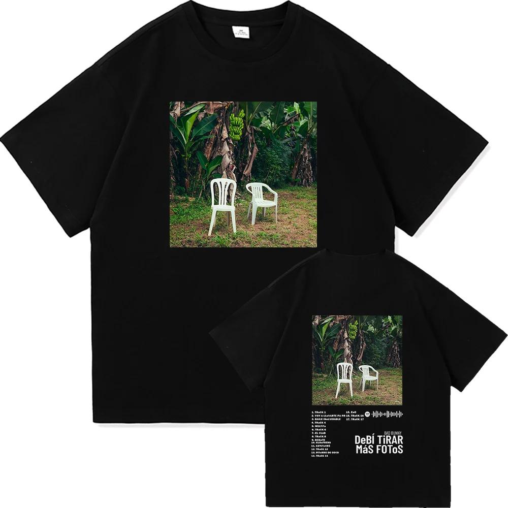 DTMF Debí Tirar Más Fotos Maglietta BAD BUNNY 2025 Nuovo Album Abbigliamento Uomo/Donna Harajuku Top di Alta Qualità Regalo per Fan Magliette