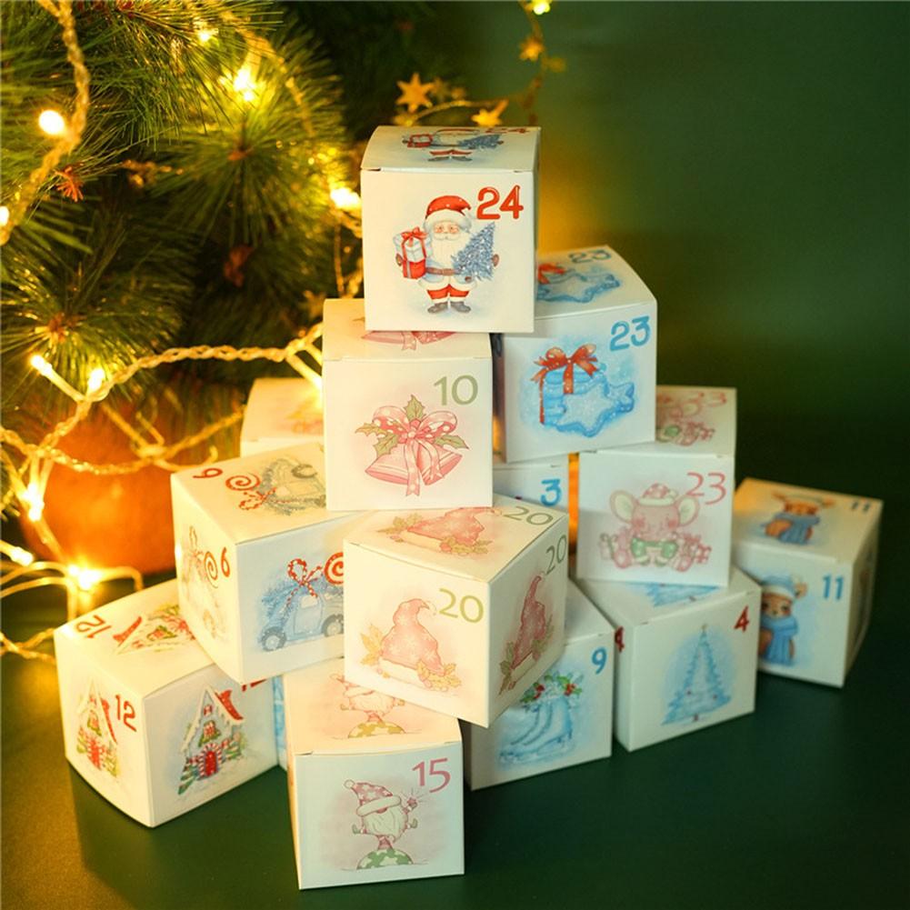 Christmas-themed Patterns Advent Calendar Christmas Boxes