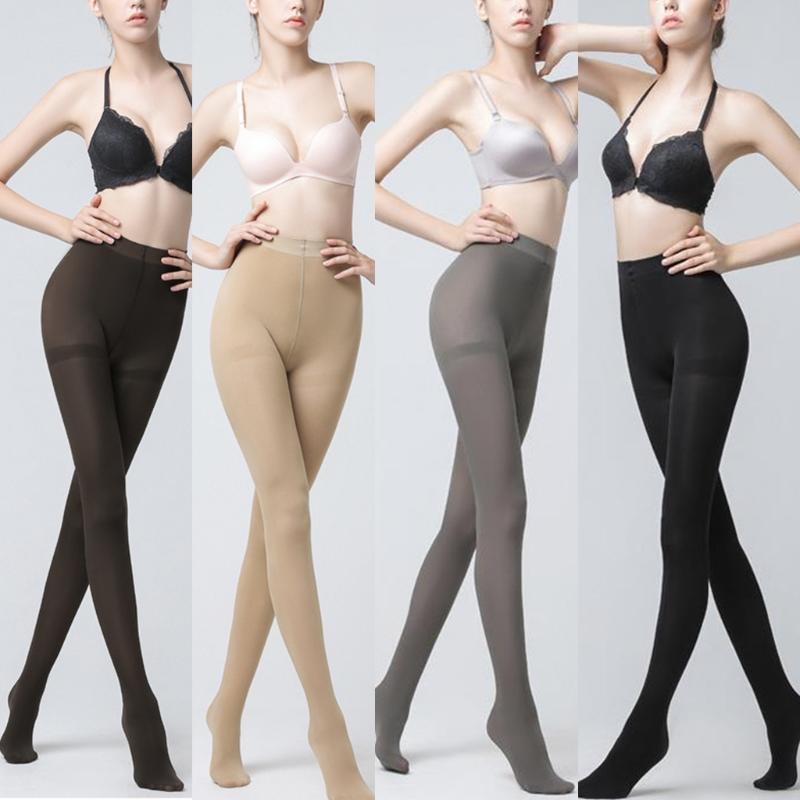 1-3 Pairs Womens Thick Cotton Tight Footless Leggings Stretch Pants Stockings