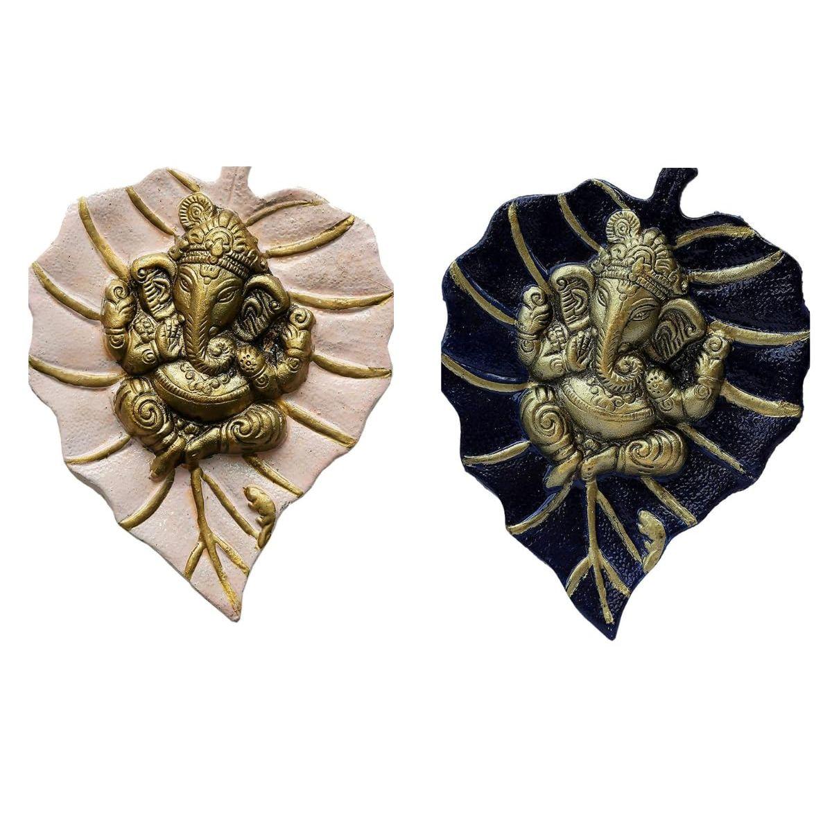 

Patta Ganesh Wall Hanging Decorative Religious Showpiece for Home Entrance, Wall Décor and Pooja Room Vastu Items for Home for Good Luck