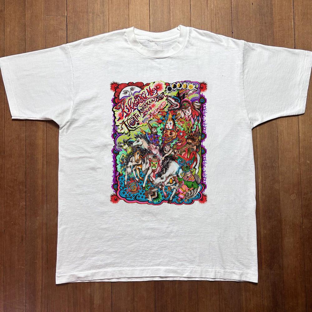 Kikagaku Moyo Band White TShirt Cotton S234XL Short Sleeve JH343 Unisex T-Shirt S