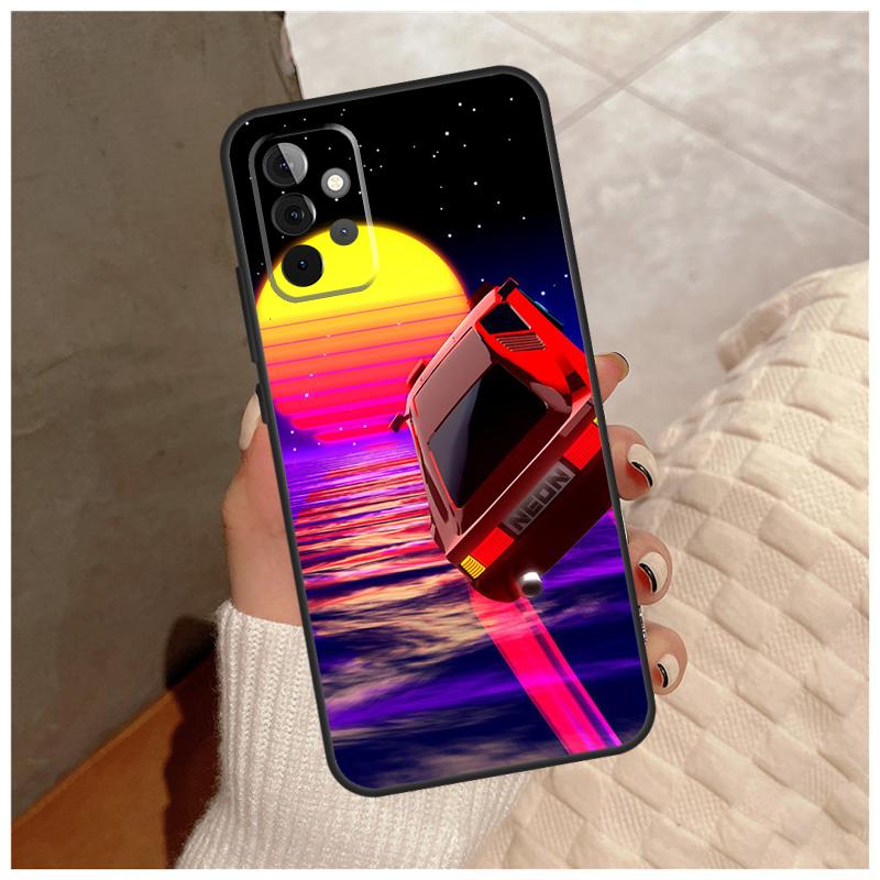 

Synthwave 80s Retro Car For Samsung Galaxy A13 A33 A53 A34 A54 A14 A15 A16 A26 A36 A56 A12 A32 A52 A06 A35 A55 Case Samsung A24 4G