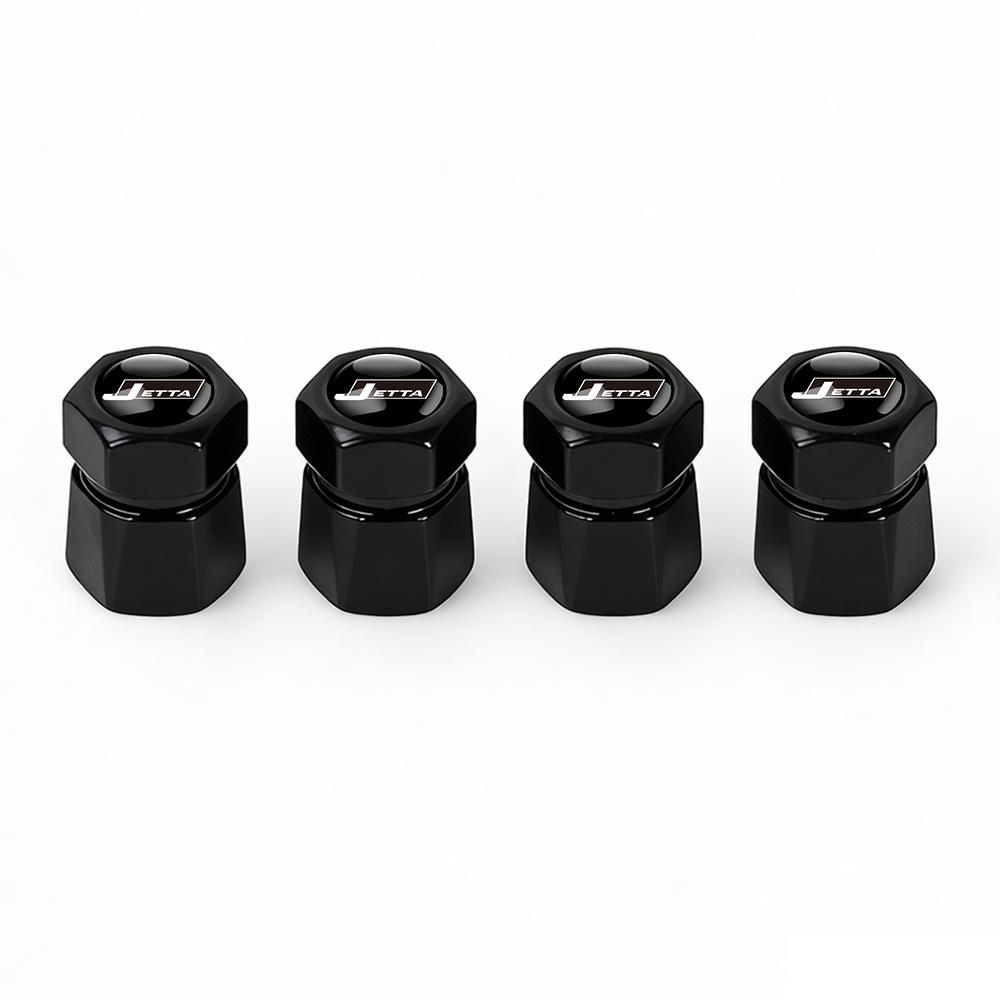 For Volkswagen b44Pcs Aluminum Car Tire Valve Caps Diamond Tyre Valve Airtight Cover Waterproof Dust For VW Jetta Golf EOS GTI Auto Accessories