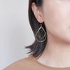 Kuma SV925 Silver Earrings KM8A0030 SI [Official] [Vendome Aoyama] [Kengo + MA,YU] [Kengo Kuma]
