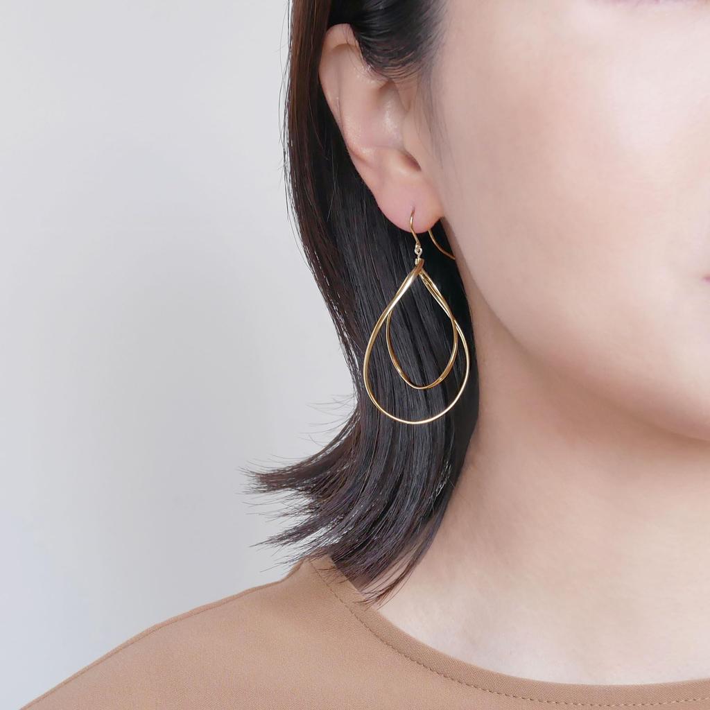 Kuma SV925 Silver Earrings KM8A0030 SI [Official] [Vendome Aoyama] [Kengo + MA,YU] [Kengo Kuma]