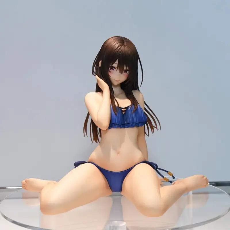 11cm Shy Girls Love Minazumi Kasane Sexy Anime Girl Figure Swimsuit Action Figures Adult Model Doll Tabletop Collect Toy Gift in Poseable Articulated