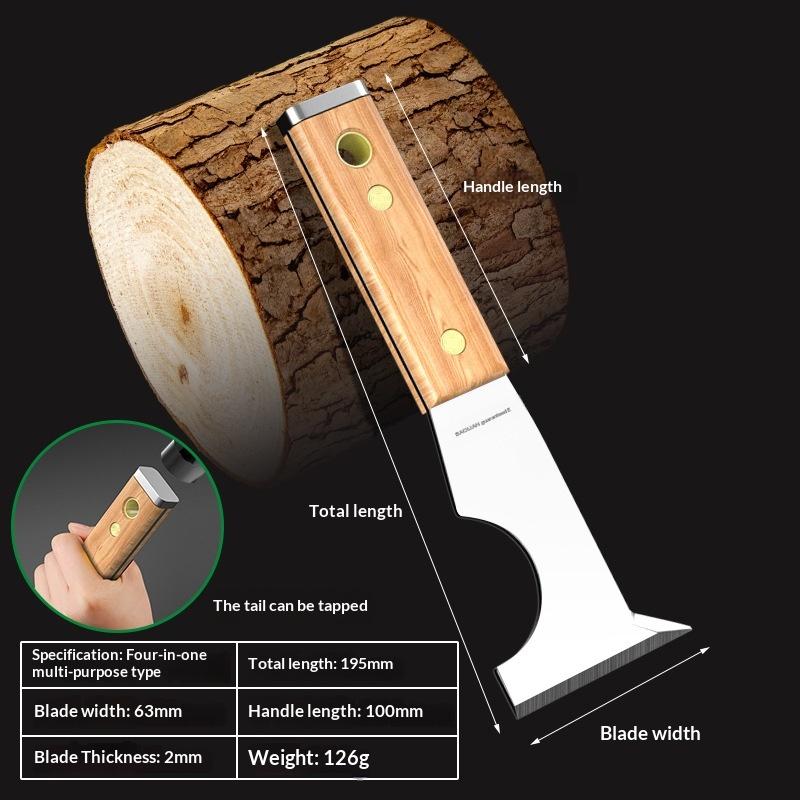 Stainless Steel Putty Knife | Multi-Purpose Cleaning Scraper & Wall Trowel for Paint & Plaster Work