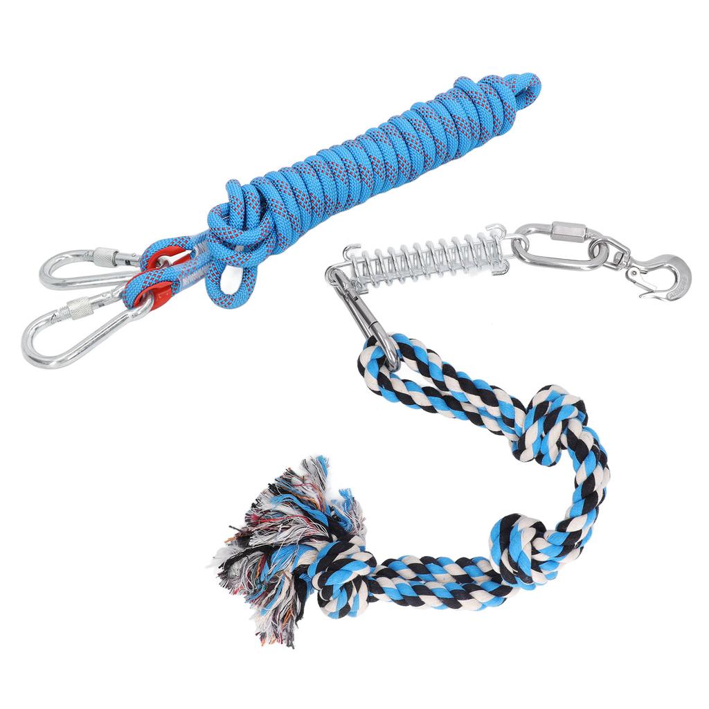 Jucărie pentru câini cu stâlp de primăvară, care se rotește la 360 de grade, constructor de mușchi, jucărie interactivă pentru cățeluș pentru interior