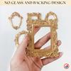 Mini Picture Frame Retro Scrapbooking Crafts Picture Frames Decoration Diy Wall Hanging Jewelry Display Props Desktop Ornaments