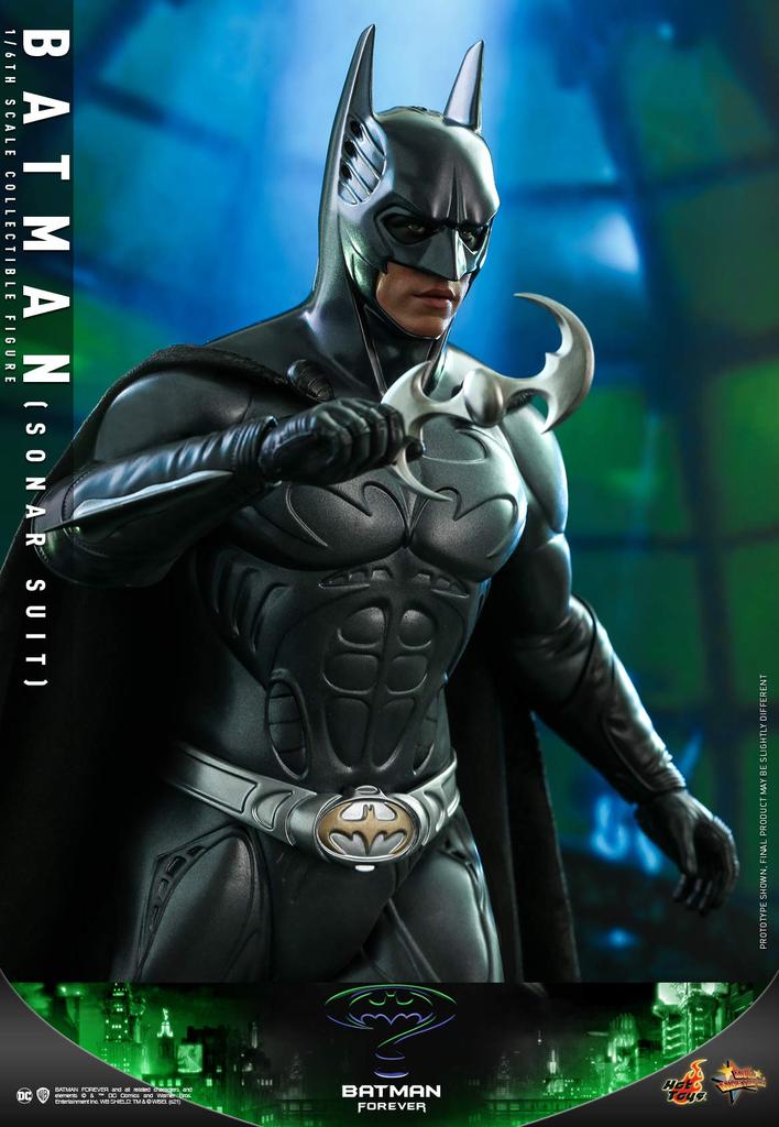Movie Masterpiece Batman Forever Batman Draktskalafigur Svart (Sonarversjon) 1/6
