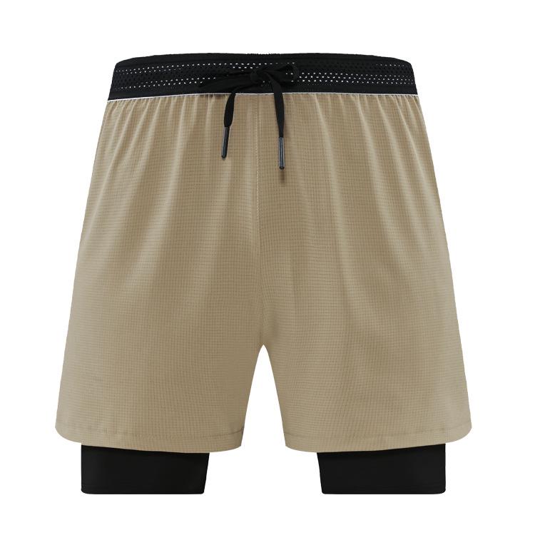 Men's Quick-Dry Ice Silk Running Shorts - Summer Elastic Fit