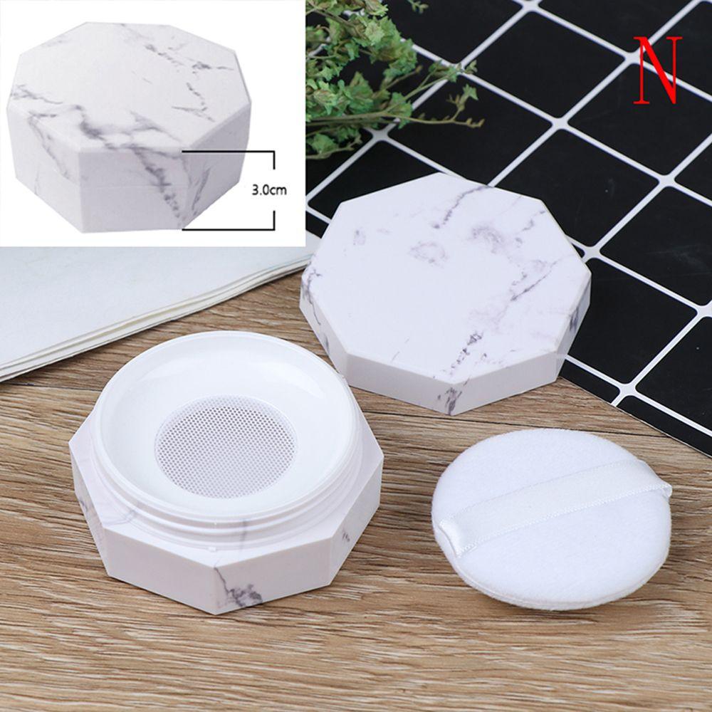 Przenośny Z Puszystym Pudełkiem do Przesypywania Pudełko na Puder Sypki Pojemnik Sifter Słoik do Makijażu Pojemnik Kosmetyczny
