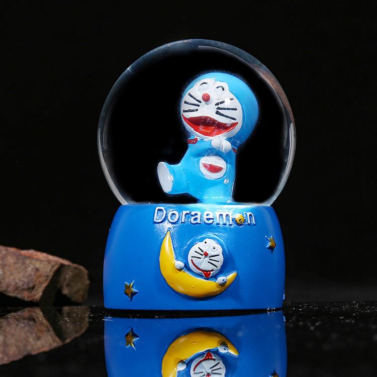 

Pet Cute Cartoon Dog Crystal Ball Decorated With Resin Night Light Button Cell StyleB