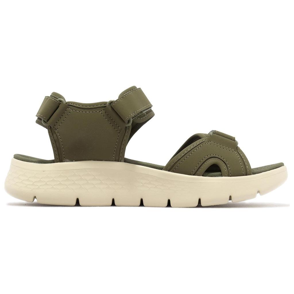 Skechers Go Walk Flex Simple Comfortable Beach Sandals Men Sandals Green 229205-OLV