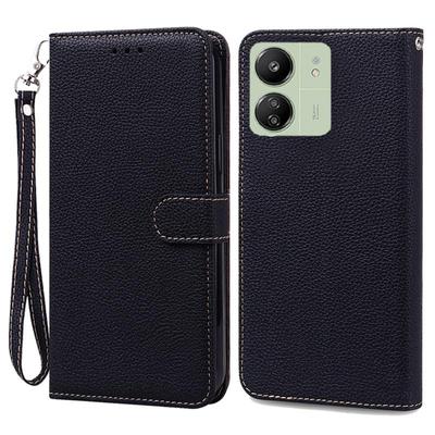 Luksusowy skórzany portfel etui na telefon do Xiaomi Redmi Note 12 11 Pro 12S 11S 13C 11A Poco F5 C65 C55 M4 X4 X5 Pro 5G Flip Card Slots miękka silikonowa obudowa