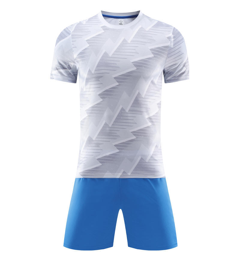 

Summer Short Sleeve Football Training Uniform Adult Personality Team Uniform Jersey Soccer Sports Men S And Women S Set 5027 S белый