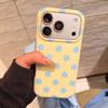 Korean Colorful Circular Dots Matte IMD TPU Back Cover For For Iphone 1 16 17 Pro Max Phone Case