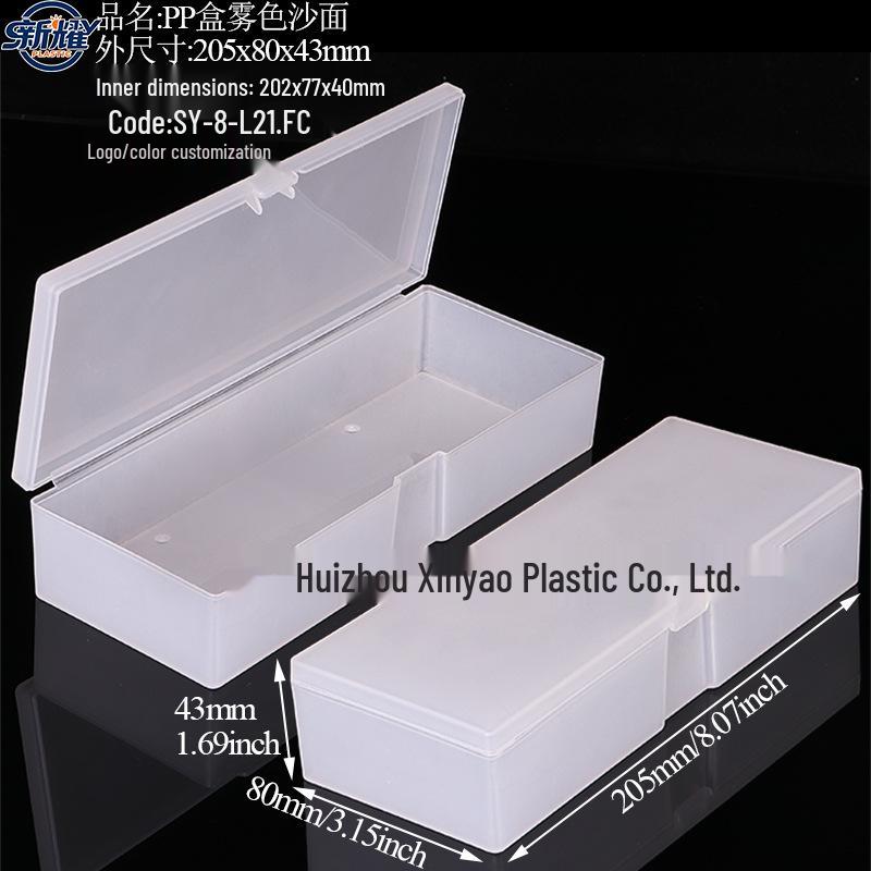 Transparent Travel Toothbrush Case with Drainage and Card Slot