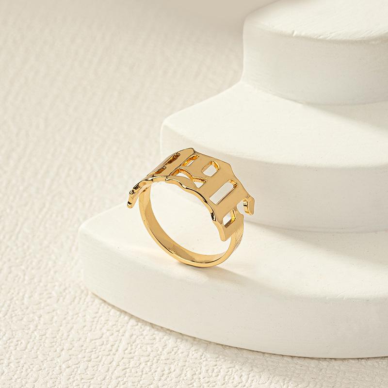 

Винтажное унисекс кольцо в стиле хип-хоп стритстайл 1996 года - Женское модное кольцо-индекс темперамента