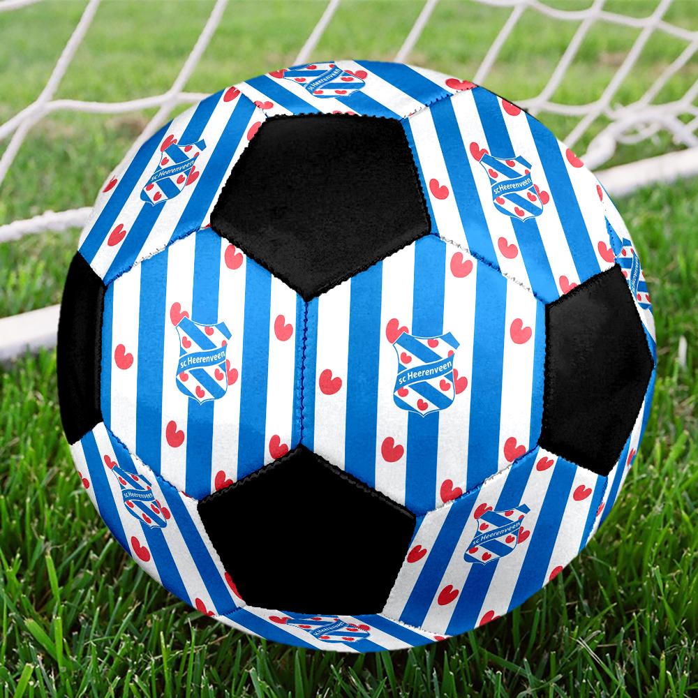 SIZE 5 SC Heerenveen Soccer Ball Colorful All Ages Machine Stitched PVC Competition Ready Durable High-Bounce