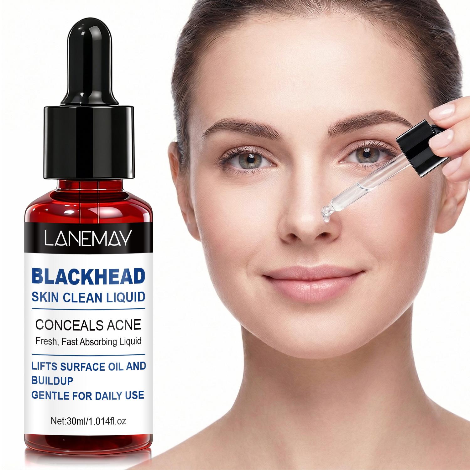 

Blackhead Skin Clean Liquid-Lifts Surface Oil And Buildup-Clean Face And Conceals Acne-Gentle For Daily Use, 30ml