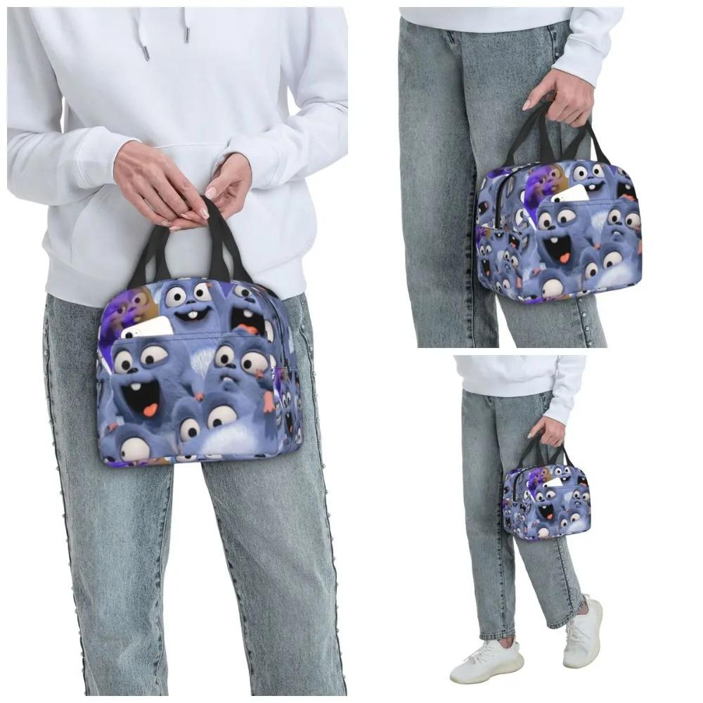 Cartoon Anime Insulated Lunch Bag for Women Office Cooler Thermal Food Box Tote Portable Lunch Boxes Container