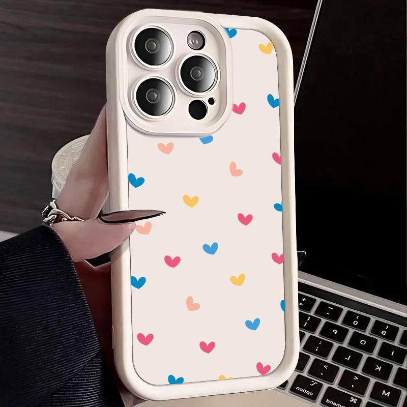 For Infinix Hot 50 Pro Plus 40 Pro Hot 50i 40i 30i 30 Play Case Trendy Love Heart Soft Silicone Shockproof Phone Case Cover