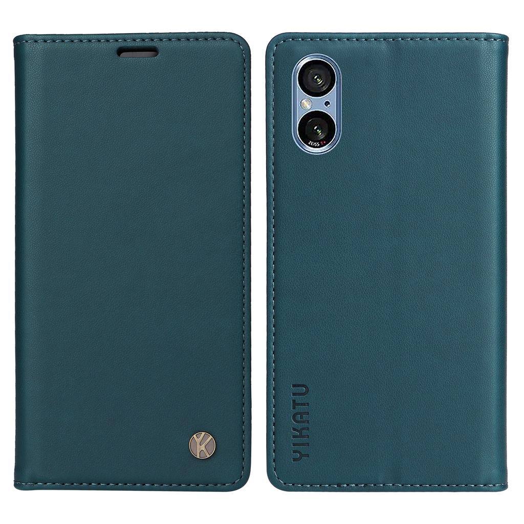 YIKATU YK-001 For Sony Xperia 10 VI Case Folio Strong Magnetic Closure Leather Phone Cover