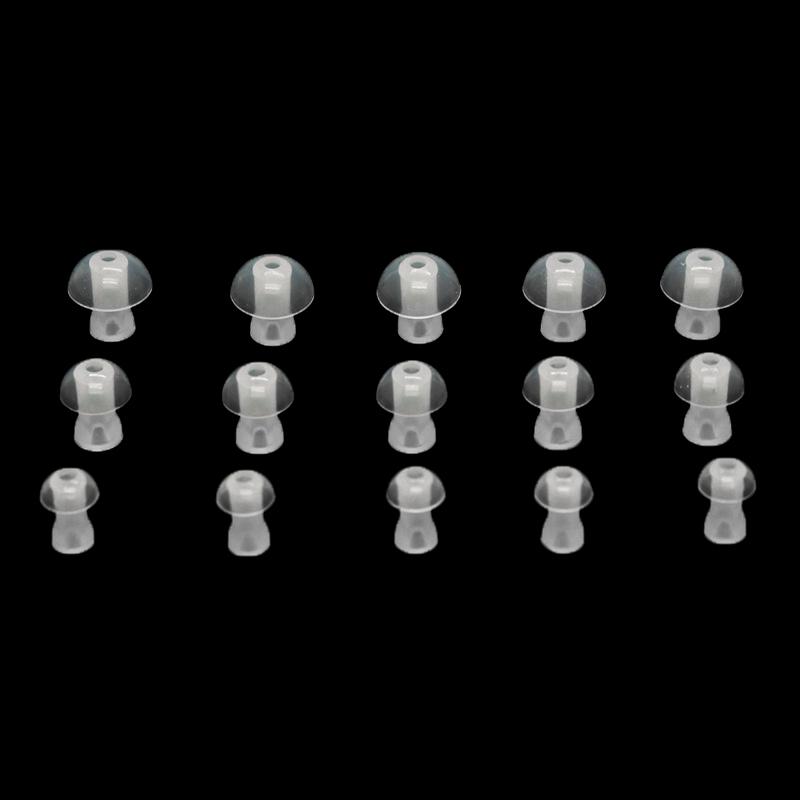 2 Pcs Ear Caps Cushion For Hearing Aid Earphone In-Ear Eartips Silicone Earphone Covers Tips Earbuds