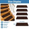 20.3x76cm Stair Mats Rugs Non Slip Stair Carpet Strips Reusable Stair Treads  for Pet