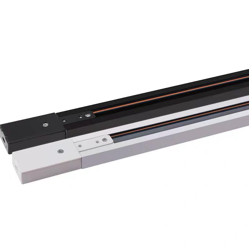 Copper Rail LED Plant Spotlight: Universal Aluminum Track Light Connector, 0.5m Rail