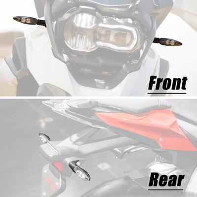 Motorcycle LED Turn Signals Indicators Front & Rear Turn Lights Replacement for BMW R1200GS G310R