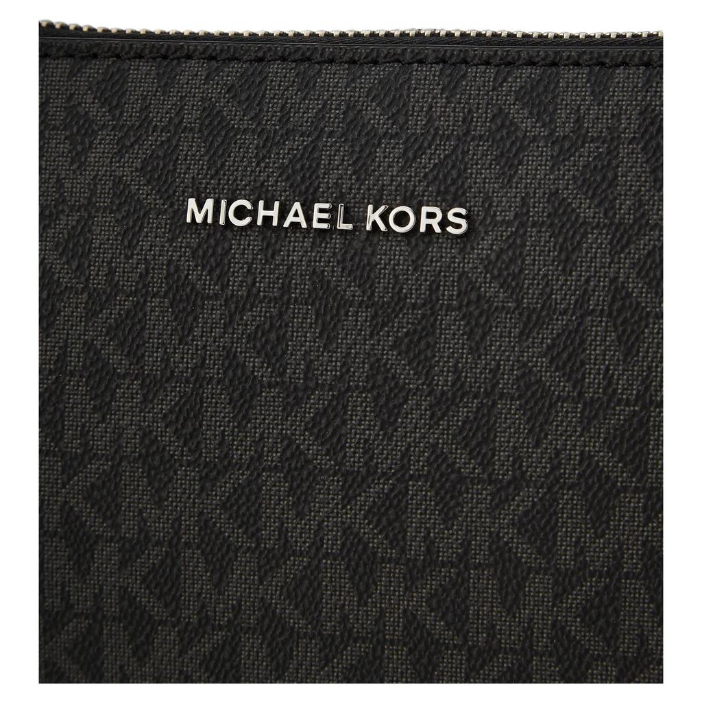 New MICHAEL KORS MK Cooper Artificial Leather Shoulder Bag, Handbag, Briefcase Large Men's Black 37U2LGFA7B-BLACK