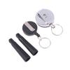 Camping Heavy Duty Retractable Pen Cap Pull Keychain Holder Reel Carpenter Pencils Anti Lost Rope Key Ring Chain Belt Clip