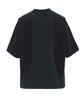 ZENSAI Curved Line Woven Mix Fly T-Shirt