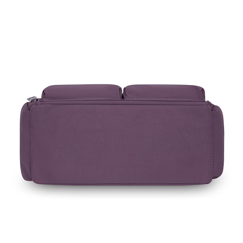 Wasserdichte Nylon-Crossbody-Tasche für Damen Mehrere Taschen Schulter-Handtasche mit Reißverschluss