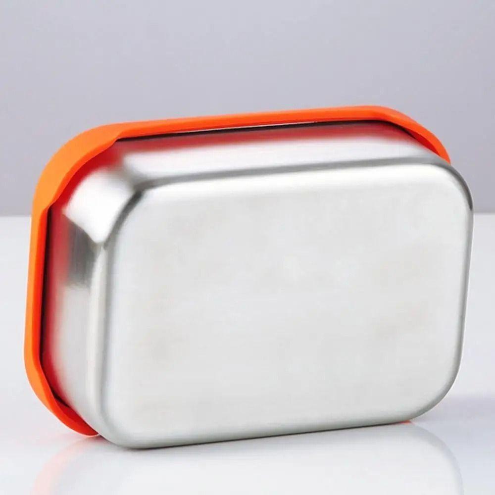 Edelstahl Lunchbox Rechteckig/rund Frischhaltebox Lebensmittelaufbewahrungsbehälter Kühlschrank