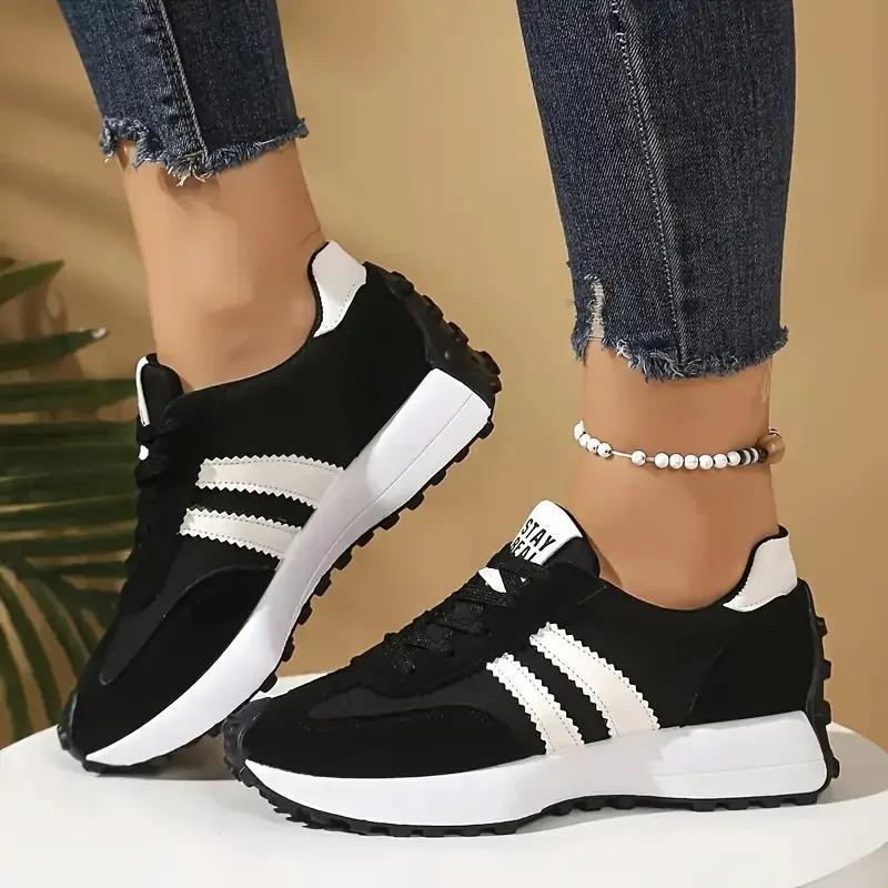 Women Sneaker Fashion Thick Bottom Casual Shoes Comfort Sports Running Shoes Platform Vulcanized Shoes Tenis Zapatillas De Mujer