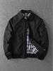 Herren Herbst/Winter Schlanke Passform Windjacke: Business Casual, Vielseitig, Doppellagige Reversjacke.