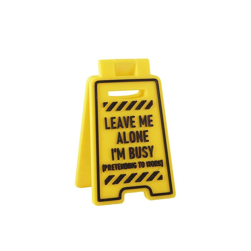 Funny Cat Vomit Caution Sign, Humorous Desk Sign For Cat Lovers Office Decor Unisex Gift For Coworkers Versatile Room Decor