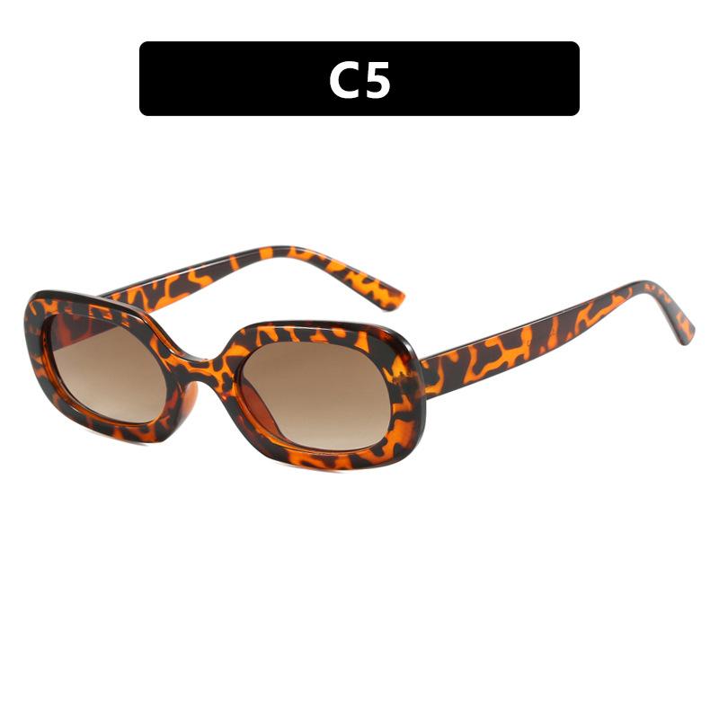 Women's Sunglasses Are Fashionable, Simple, Retro, Sunscreen, UV Resistant, Black and White Checkered Sunglasses