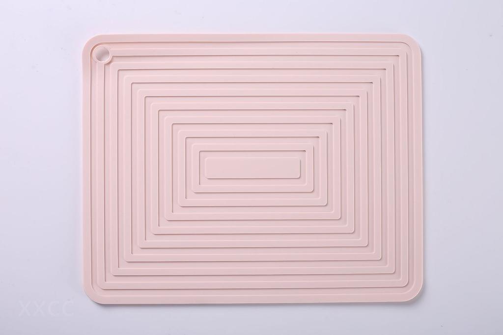 Pot Mat Square Thickened Heat Insulation Non-slip Corrugated Kitchen Table Mats