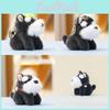 Schnauzer Plush Doll Keyring With Pp Cotton Filling For Gift And Decoration
